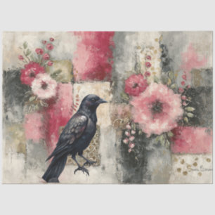 Papel De Seda Abstrato Art College - Descamação dos Florais