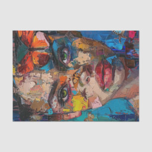 Papel De Seda Abstrato Beauty6