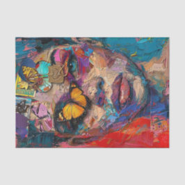 Papel De Seda Abstrato Beauty8