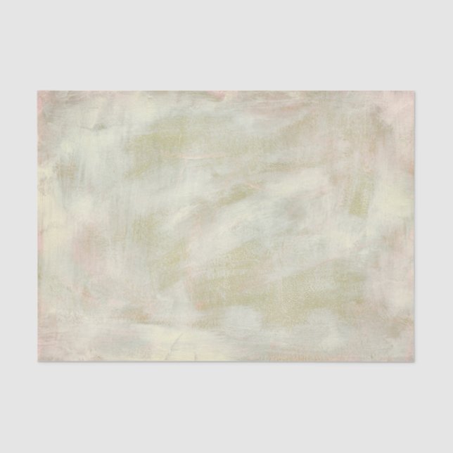 Papel De Seda Abstrato Brushstrokes (Frente )