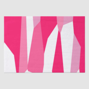 Papel De Seda Abstrato cor-de-rosa e branco