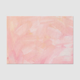 Papel De Seda Abstrato cor-de-rosa pintado. Escova esfregada ele