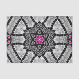 Papel De Seda Abstrato da flor de Bling
