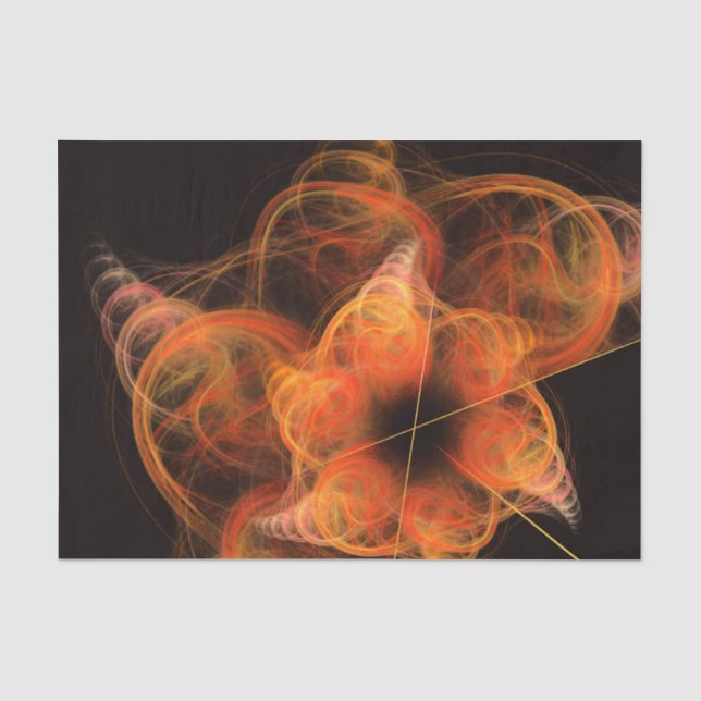 Papel De Seda Abstrato de arte leve (Frente )