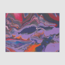 Abstrato de dissociação azul-púrpura cor-de-laranj