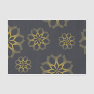 Papel De Seda abstrato de flores moderna, legal, verde, única e
