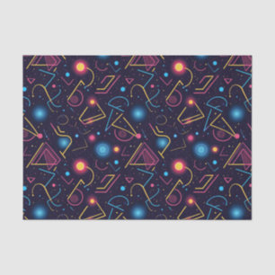 Papel De Seda Abstrato de formas geométricas design