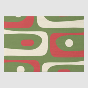 Papel De Seda Abstrato de Natal do Século de Médio Minimalista R