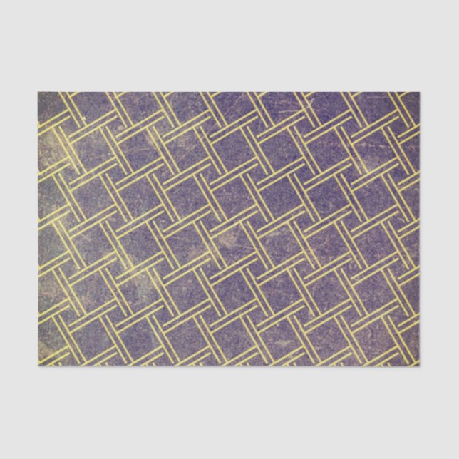 Papel De Seda Abstrato Geométrica da Textura Azul Grunge (Frente )