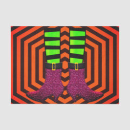 Papel De Seda Abstrato Halloween - Tecido