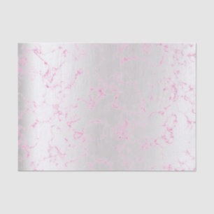 Papel De Seda Abstrato metálico do mármore da prata do rosa do