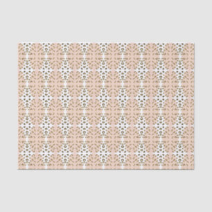 Papel De Seda Abstrato Modern Terthy Terracotta Boho