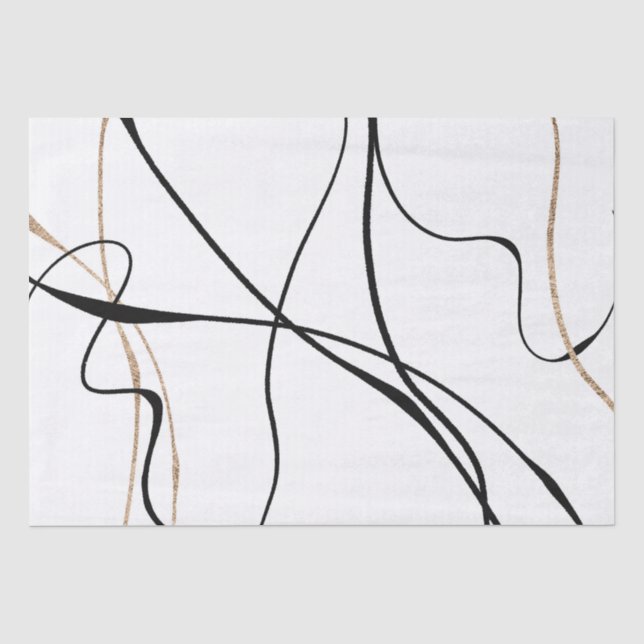 Papel De Seda Abstrato moderno (Frente )