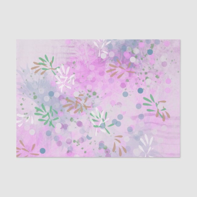 Papel de seda abstrato moderno (Frente )