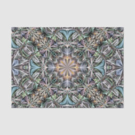 Papel De Seda Abstrato Multicolor Suculent Garden Rosette