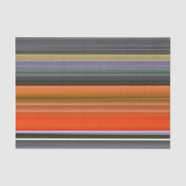 Papel De Seda Abstrato nº 1: Laranja e cinza (Frente )