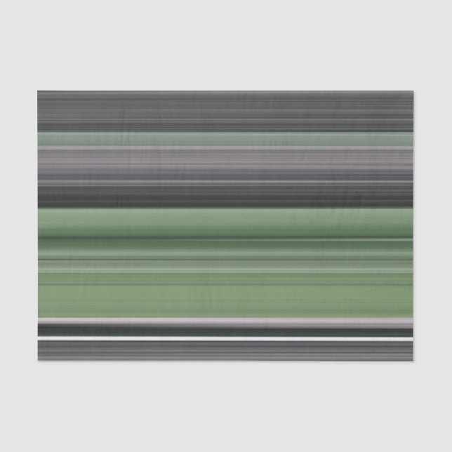 Papel De Seda Abstrato nº 1: Verde-oliva e cinza (Frente )
