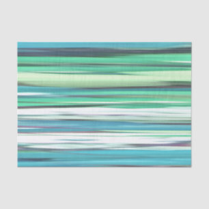 Papel De Seda Abstrato nº 2: borrão azul-aqua