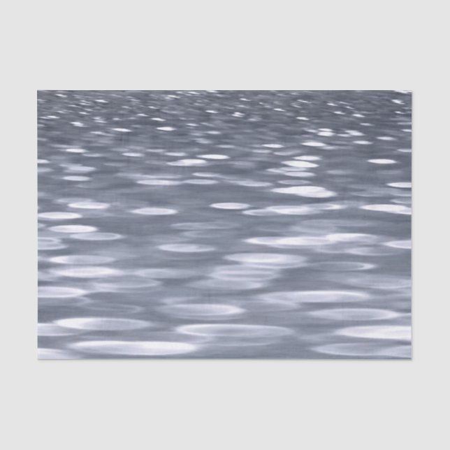 Papel De Seda Abstrato nº 3: Shimmer de Gunmetal (Frente )