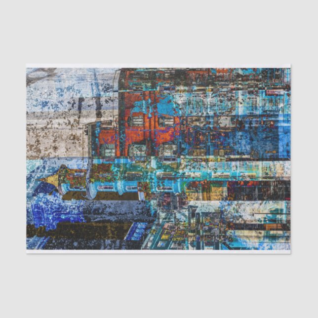 Papel De Seda Abstrato nº 97 de Edward Martin (Frente )