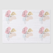 Abstrato Pastel Floral