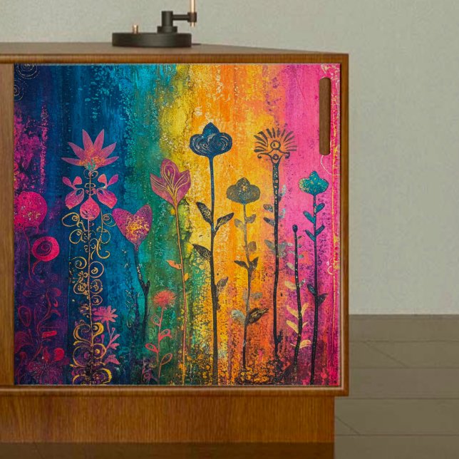 Papel De Seda Abstrato Rainbow Flowpage (Criador carregado)