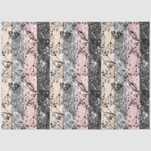 Papel De Seda Abstrato retro flores pequenas ramo das folhas flo