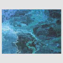 Papel De Seda Abstrato Texturizada - Descoberta Azul de Fundo