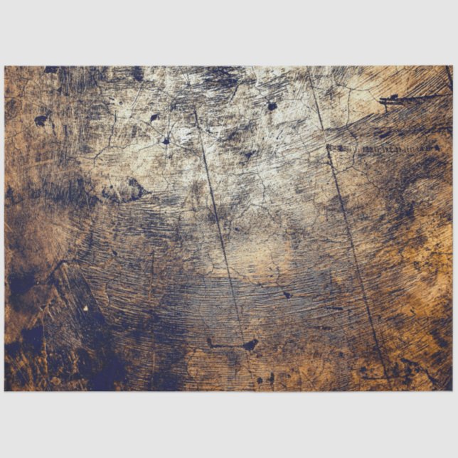 Papel De Seda Abstrato Texturizado - Dissociação de fundo Dourad (Frente )