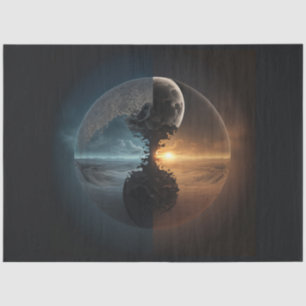 Papel De Seda Abstrato Ying Yang Series Design 5