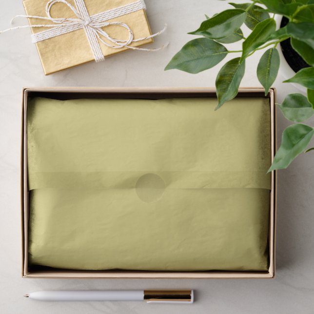 Papel De Seda Acacia Verde Cor da Moda Primavera e Verão    (Presente)