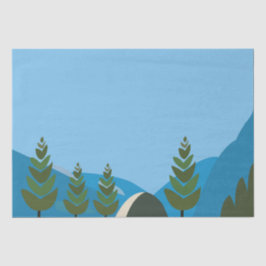 Papel De Seda Acampamento me faz sentir vivo acampando