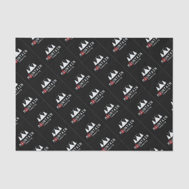 Papel De Seda acampamento montanhoso (Frente )