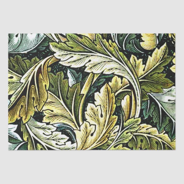 Papel De Seda Acanthus, William Morris, (Frente )