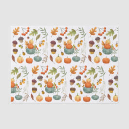 Papel De Seda Ação de Graças do outono de Desacoplamento