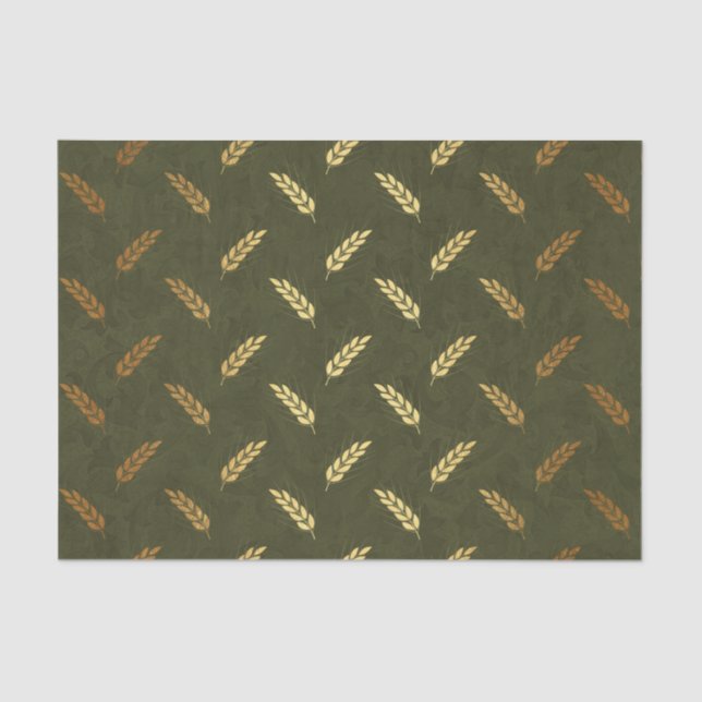 Papel De Seda Ação de Graças Gold Foil (Frente )