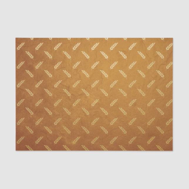 Papel De Seda Ação de Graças Gold Foil (Frente )