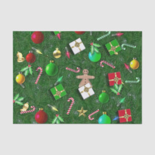 Papel De Seda Accoutrements do Natal