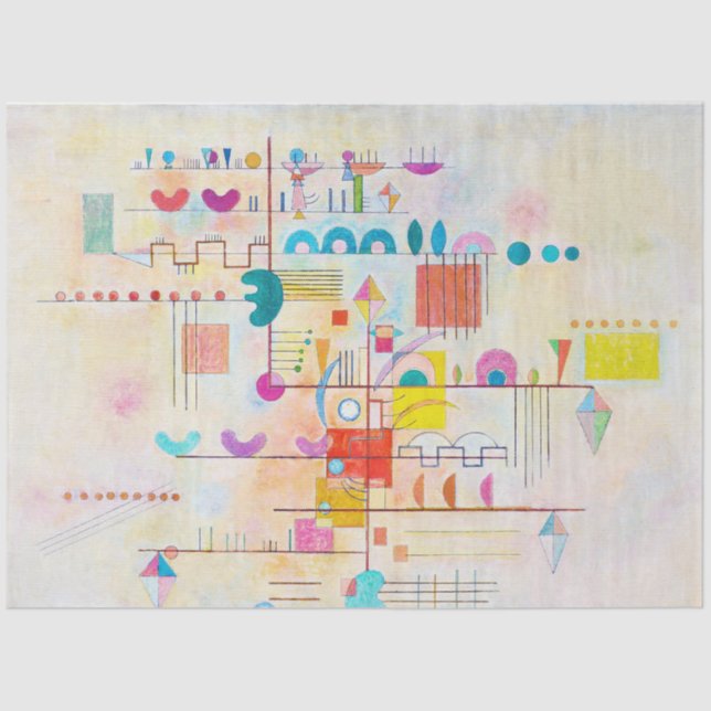 Papel De Seda Acento Gentil, Wassily Kandinsky (Frente )