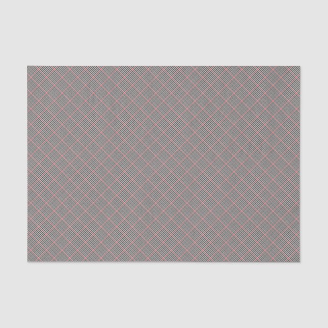 Papel De Seda Acento Xadrez Tweed do Distrito Denholm (Frente )