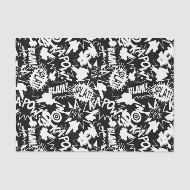 Papel De Seda Ações de quadrinhos (Frente )