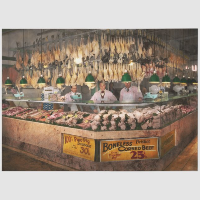 Papel De Seda Açougueiro - Viciado em frango 1931 (Frente )