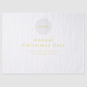 Papel De Seda Adicionar texto personalizado do logotipo