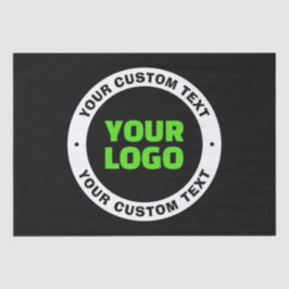 Papel De Seda Adicione o logotipo da sua própria empresa ou o De