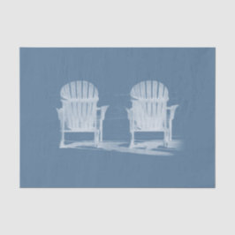 Papel De Seda Adirondack Beach Chairs Light Blue Rustic