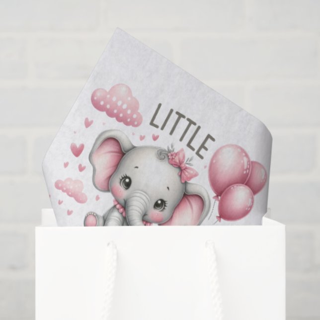 Papel De Seda Adorable Girl Little Peanut  (Sacola de presentes)