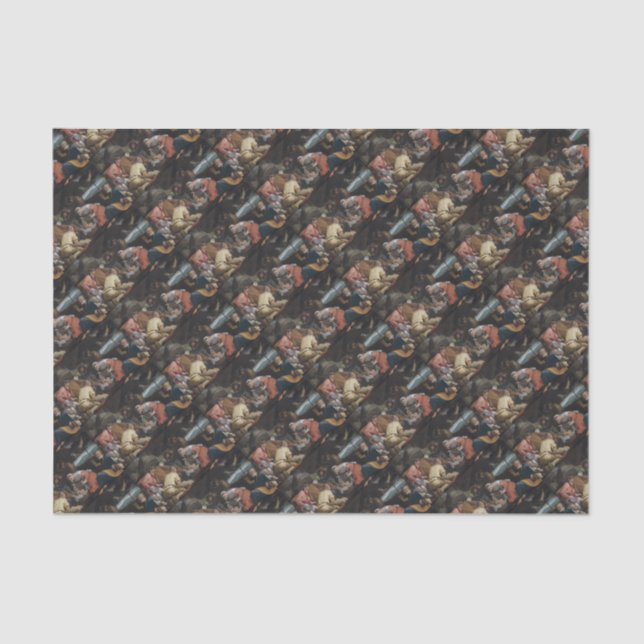 Papel De Seda Adoração de Pastores (Frente )