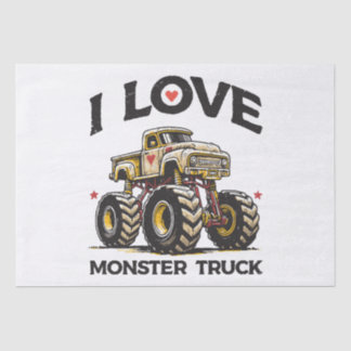 Papel De Seda Adoro Monster Truck