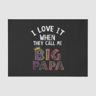 Papel De Seda Adoro Quando Me Chamo De Gig Papa Shirt Hip Hop