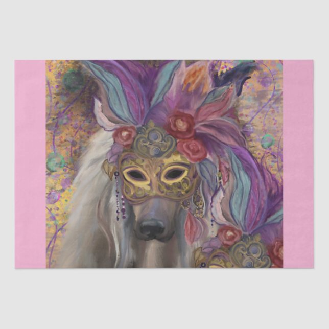 PAPEL DE SEDA AFGHAN HOUND (Frente )